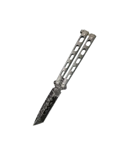 5″ Armor Piercing Butterfly Damascus – 114AD