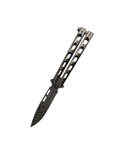 5″ Clip Point Butterfly Damascus – 115D