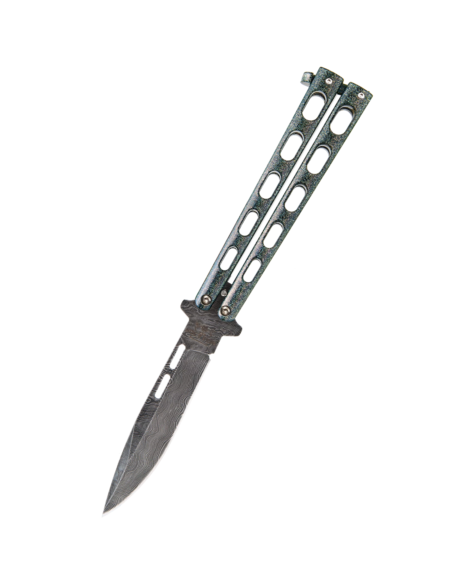 5″ Clip Point Butterfly Damascus – 115D 4 5″ Clip Point Butterfly Damascus – 115D - Image 2