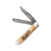 3-1/2″ Genuine India Stage Bone™ Mini Trapper Damascus – 507D -BEAR AND SON CUTLERY Sales 507D 2024