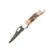4-3/8 In. Genuine India Stag Bone™ Damascus Locking Cowhand™ W/ Pocket Clip – 5150LD -BEAR AND SON CUTLERY Sales 5150LD 2024