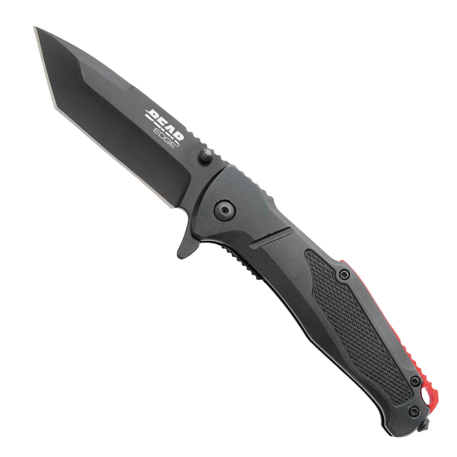 4-5/8″ Black And Red Assisted Opener – BE121 3 4-5/8″ Black And Red Assisted Opener – BE121