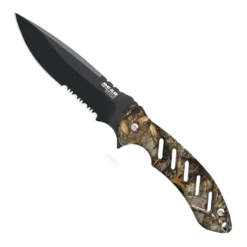 Brisk 1.0 9-3/4″ Black Blade Real Tree Edge Camo Fixed Blade – BE515