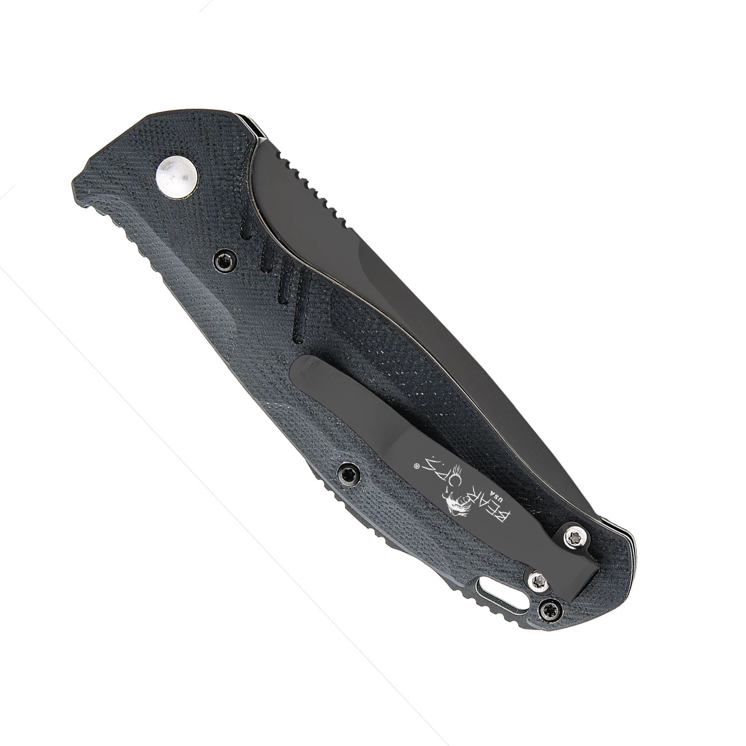 4-1/8″ Auto Bold Action® X Black G10 With Black Blade – AC-1000-B4-B 4 4-1/8″ Auto Bold Action® X Black G10 With Black Blade – AC-1000-B4-B - Image 2