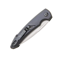 4 1/8″ Auto Bold Action® XVI Bead Blade – AC-1600-AlBK-P -BEAR AND SON CUTLERY Sales AC 1600 AlBK P back copy