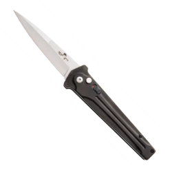 4-1/2″ Auto Bold Action® III Stiletto Black Aircraft Aluminum Bead Blast Blade – AC-300-AIBK-S