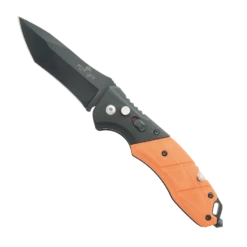 4-3/4″ Auto Bold Action® V G10 Survival Orange/Black With Black Blade – AC-510-BOR4-B