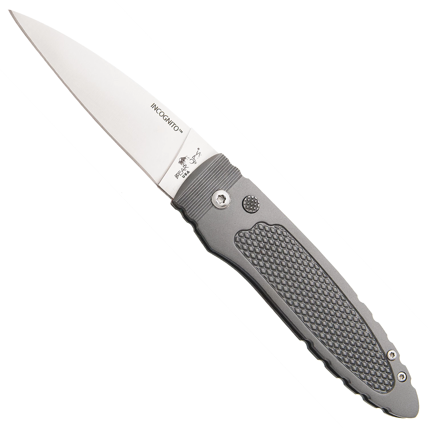 4″ Incognito Auto Stainless Steel Handle Satin Finish Blade ||Steve Jernigan Design|| – AC-800-S 2 4″ Incognito Auto Stainless Steel Handle Satin Finish Blade ||Steve Jernigan Design|| – AC-800-S