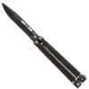 Bear Song® II: 5-3/8 In. Modified Clip Black Powder Coated Finish Blade Butterfly – B-200-B4-B -BEAR AND SON CUTLERY Sales B 200 B4 B 1
