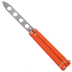 Bear Song® VII: 5-3/8 In. Bead Finish Blade Butterfly Trainer – B-201-OR4-P