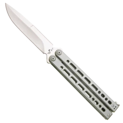 BEAR SONG®  VIII STAINLESS HANDLE W/ BAYONET BLADE – B-820
