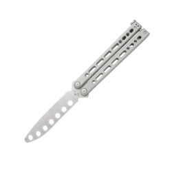 Bear Song® VIII Grey Stainless Handle With Trainer Blade – B-821-SS-S