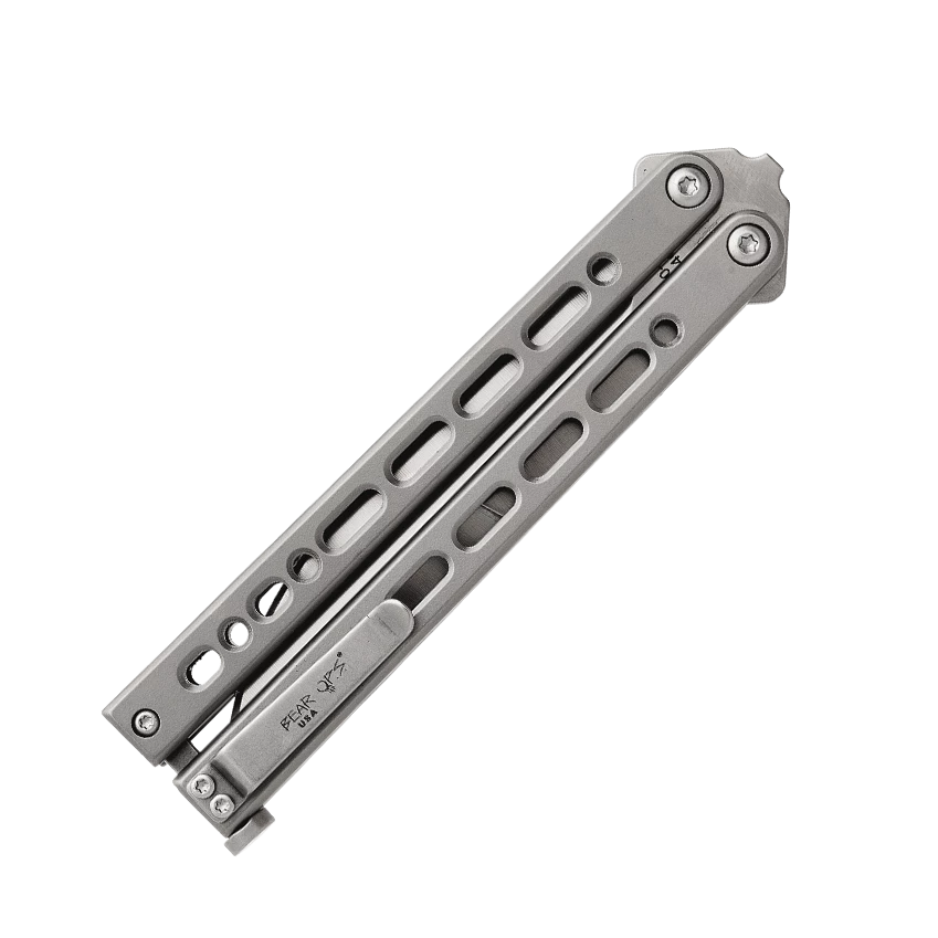 Small Bear Song® IX Grey Stainless Handle W/Bayonet Blade – B-920-SS-S 4 Small Bear Song® IX Grey Stainless Handle W/Bayonet Blade – B-920-SS-S - Image 2