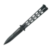 BLACKHAWK® DARK ANGEL® Black Butterfly With Spring Loaded Latch System – BH15B100 -BEAR AND SON CUTLERY Sales BH15B100 copy 1