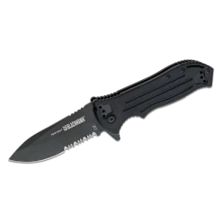 BLACKHAWK® POINT MAN® G10 Sideliner With Partial Serrated Edge – BH15PM211BK