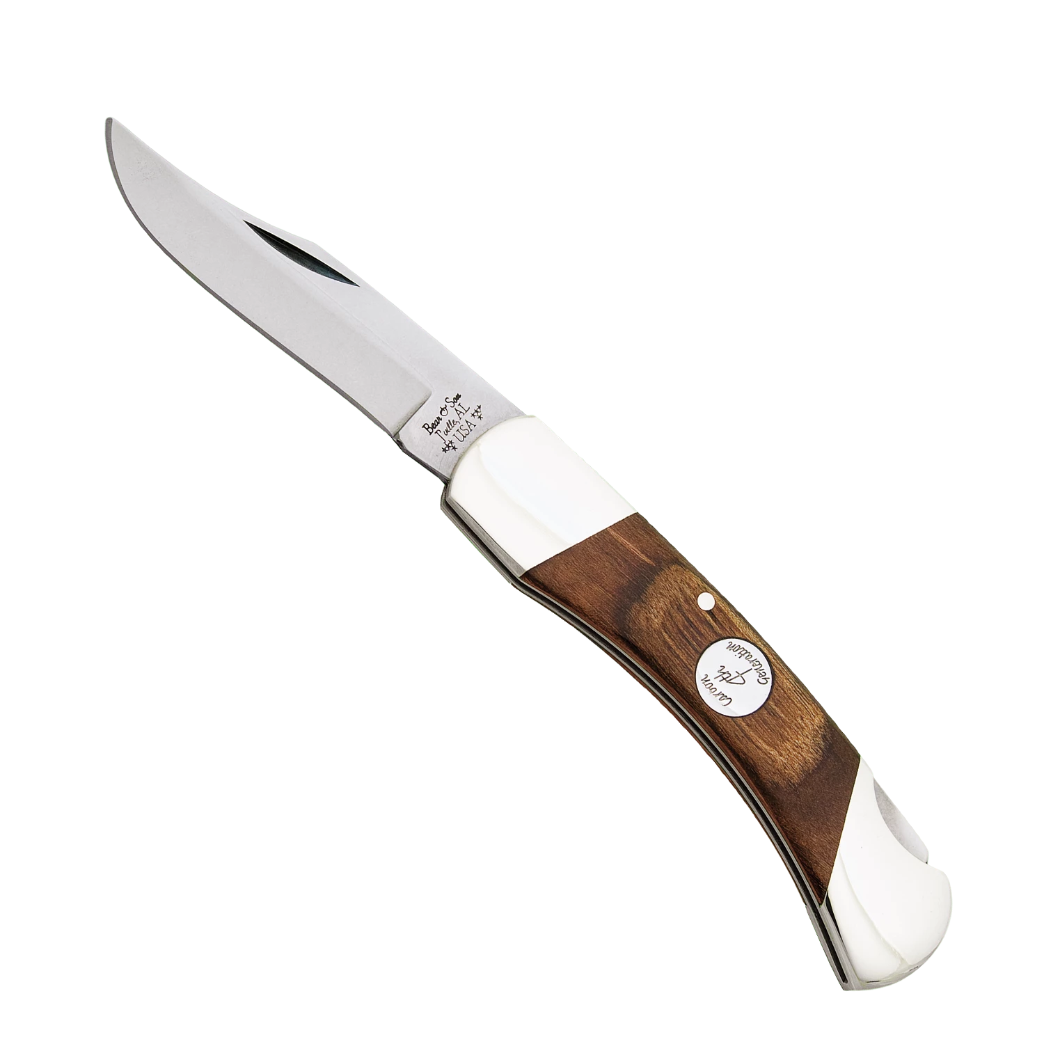 3-3/4″ – Heritage Walnut Midsize Lockback – C205 3 3-3/4″ – Heritage Walnut Midsize Lockback – C205