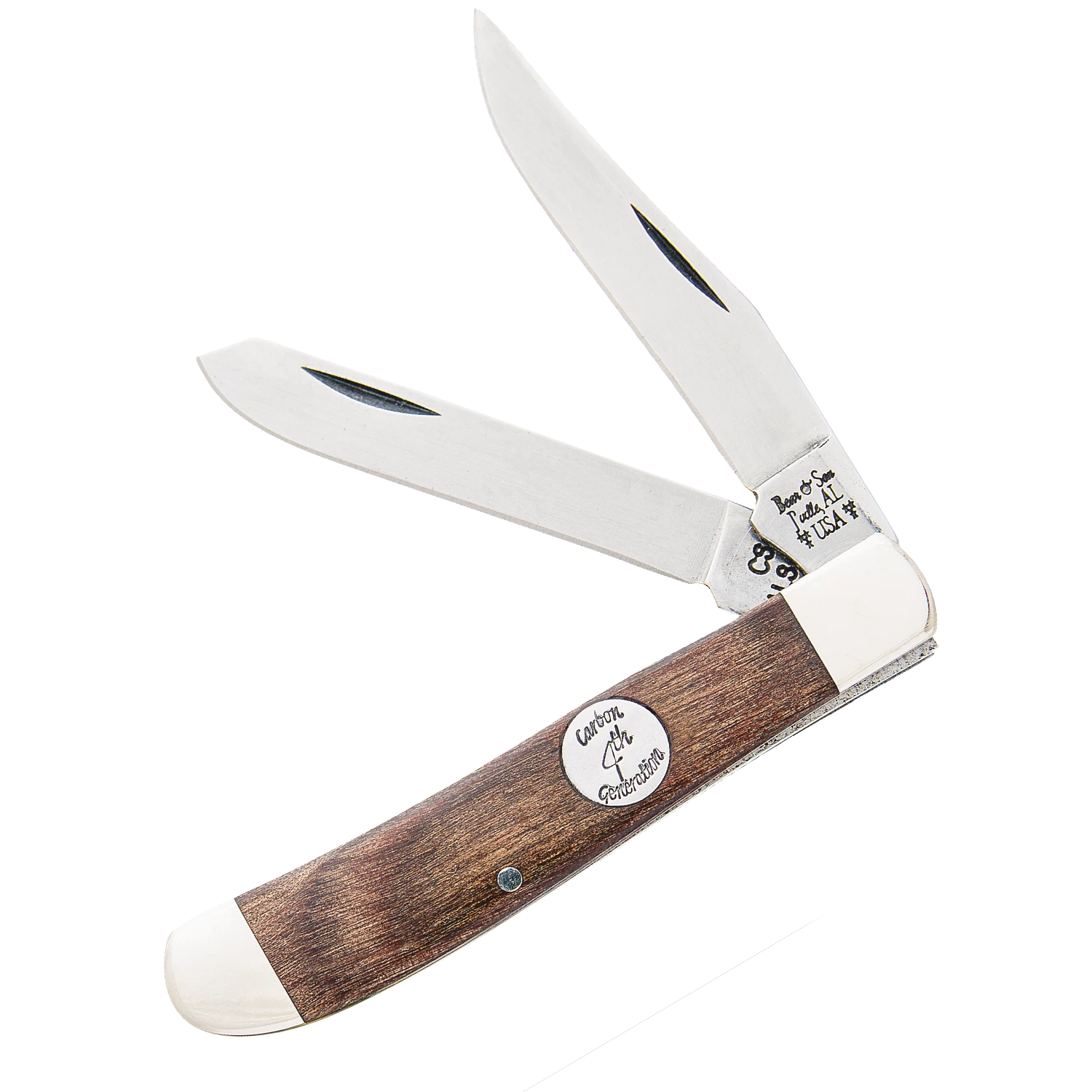 3-1/2″ Heritage Walnut Mini Trapper – C207 3 3-1/2″ Heritage Walnut Mini Trapper – C207