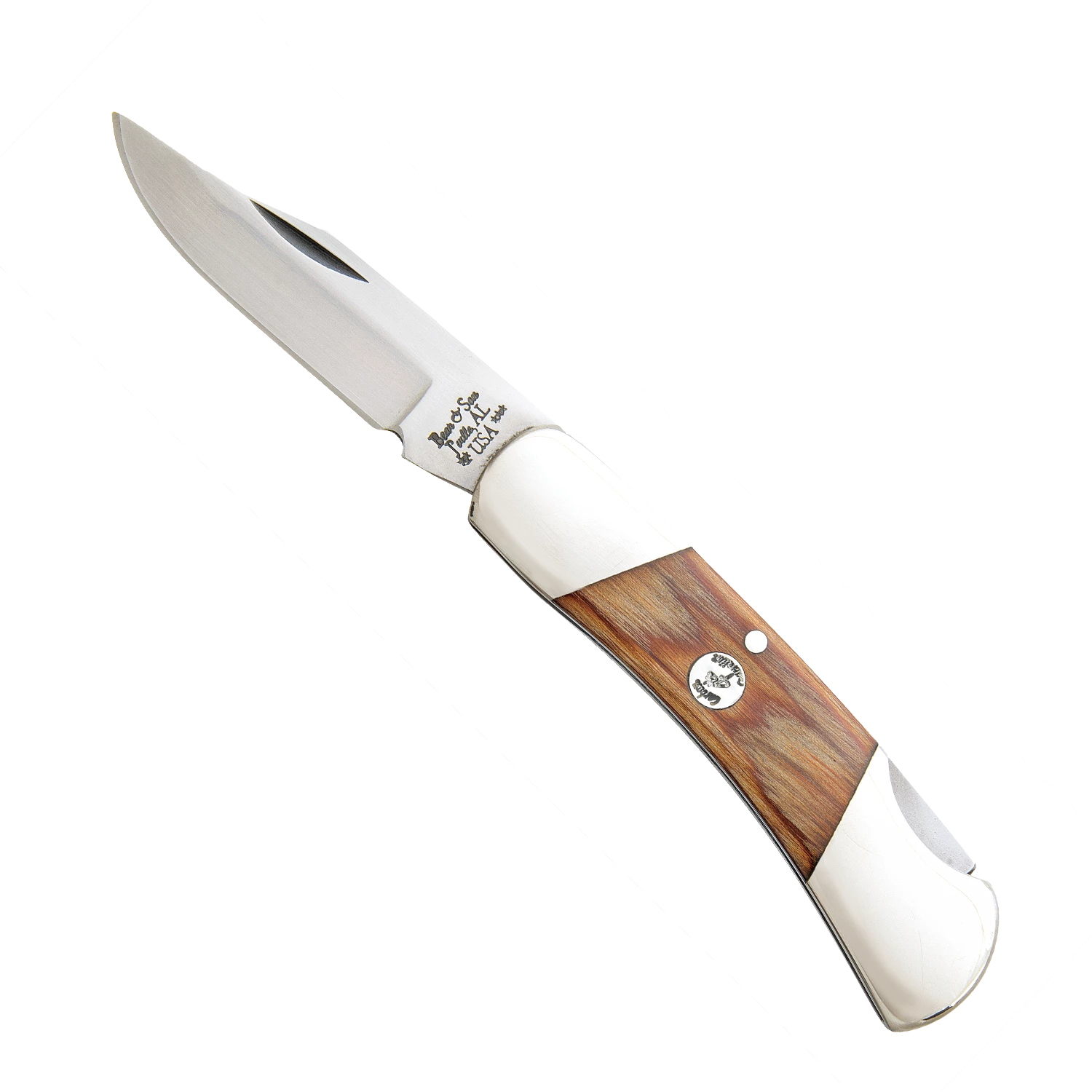 3″ Heritage Walnut Lockback Upswept – C226 3 3″ Heritage Walnut Lockback Upswept – C226