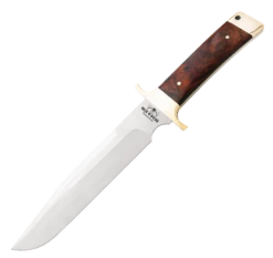 15 In. Freedom Fighting Bowie Cocobola With Leather Sheath – CB03