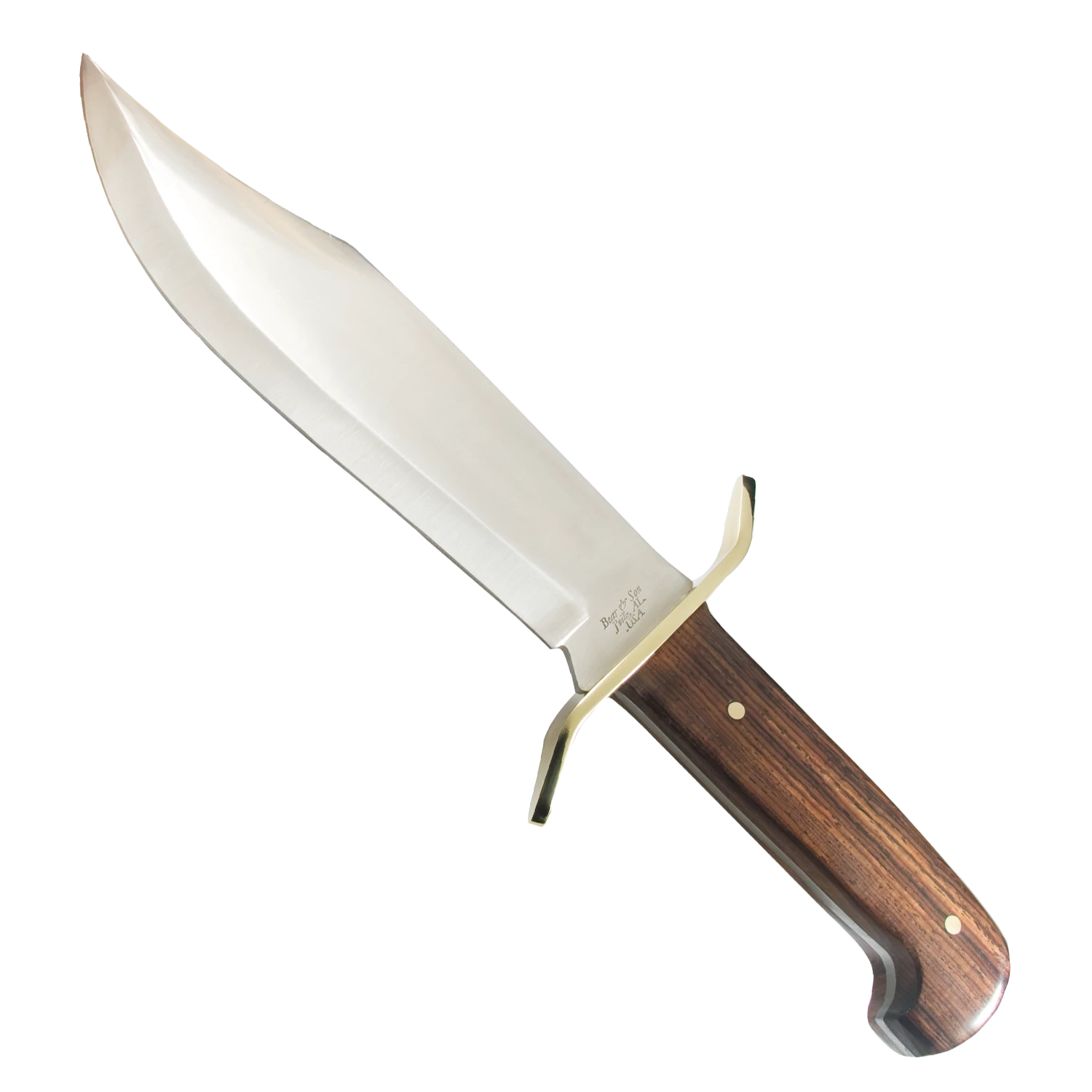 14-3/4 In. Cocobola Gold Rush Bowie – CB00 3 14-3/4 In. Cocobola Gold Rush Bowie – CB00