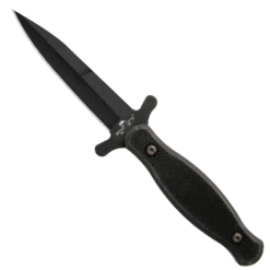 7-7/8″ Black Textured G10 Single Edge Boot Knife With Kydex® Sheath – CC-800-B