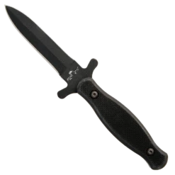 7-7/8″ Black Textured G10 Double Edge Boot Knife With Kydex® Sheath – CC-820-B