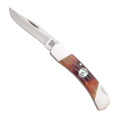 3-3/4″ Red Stag Bone Medium Lockback – CRSB05