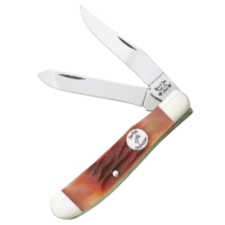 3-1/2″ Red Stag Bone Mini Trapper – CRSB07