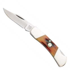 3″ Red Stag Bone Lockback Upswept – CRSB26