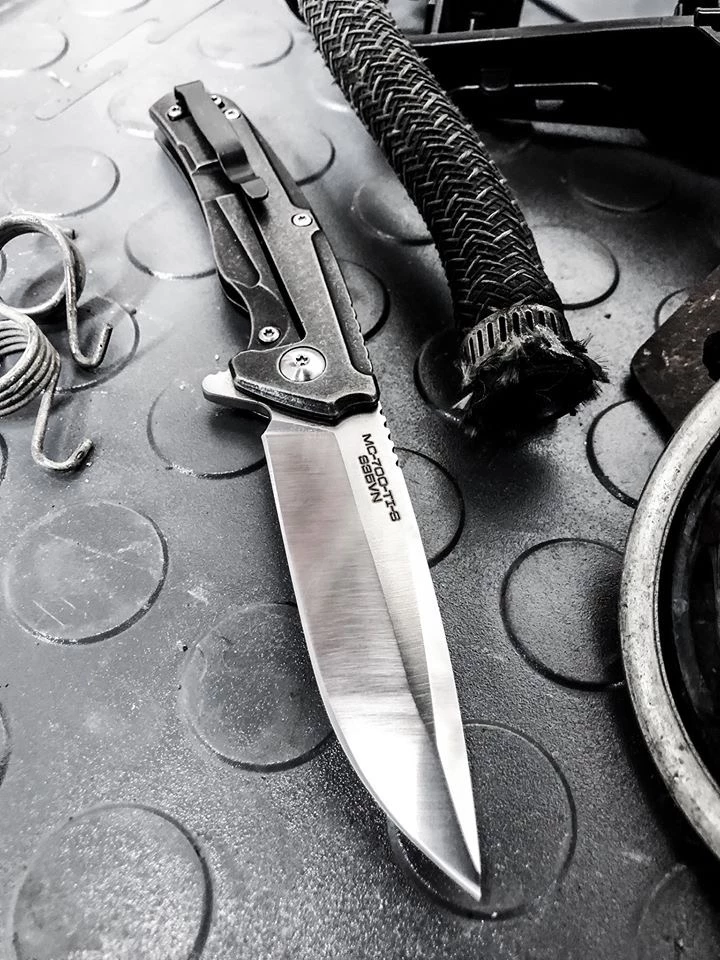 4″ Titanium Flipper With Carbon Fiber Front – MC-700-CFTI-S 5 4″ Titanium Flipper With Carbon Fiber Front – MC-700-CFTI-S - Image 3