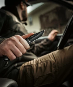 4-1/2″ Black Aluminum Slide Lock Modified Clip Point – MC-550-AIBK-B -BEAR AND SON CUTLERY Sales Layer 8