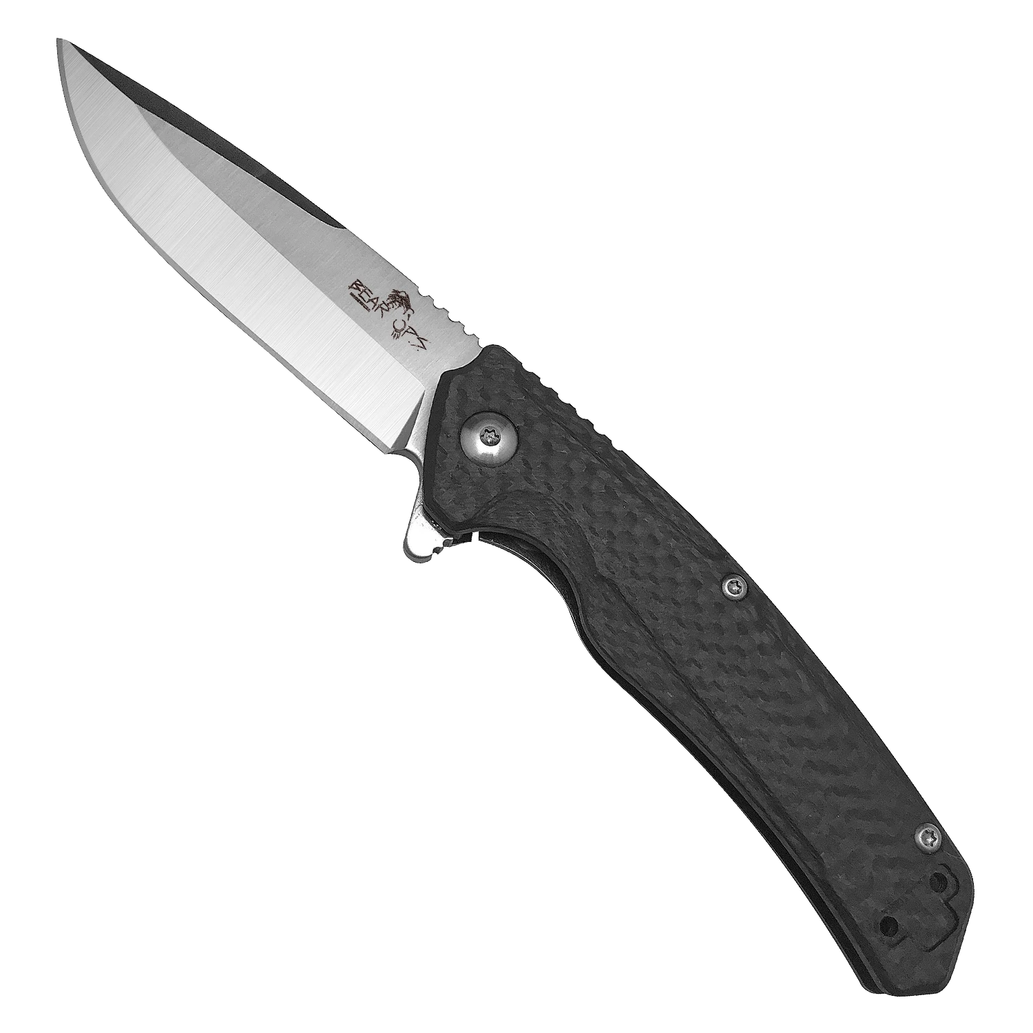 4″ Titanium Flipper With Carbon Fiber Front – MC-700-CFTI-S 3 4″ Titanium Flipper With Carbon Fiber Front – MC-700-CFTI-S